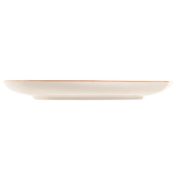 Home ESPRIT Assiette plate Citron méditerranéen Grès (Lot de 2)