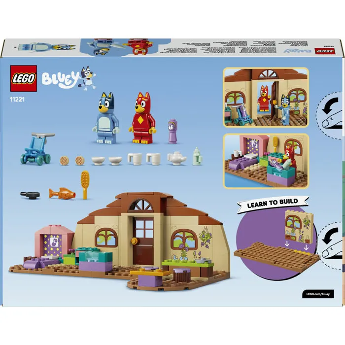LEGO Bluey 11221 L'École avec Rusty et Bluey - Jeu de Construction Créatif pour Enfants dès 4 Ans