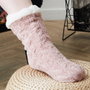 Sensly Chaussettes en Chenille et Sherpa avec Semelle Antidérapante