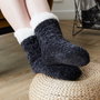Sensly Chaussettes en Chenille et Sherpa avec Semelle Antidérapante