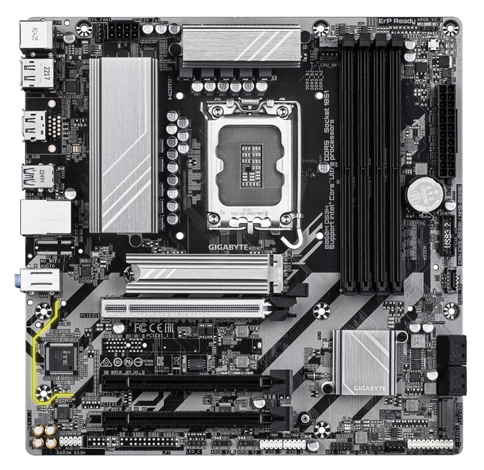 Gigabyte B860M DS3H Carte mère Micro ATX Intel LGA 1851 Chipset B860 DDR5 PCIe 5.0 2.5GbE