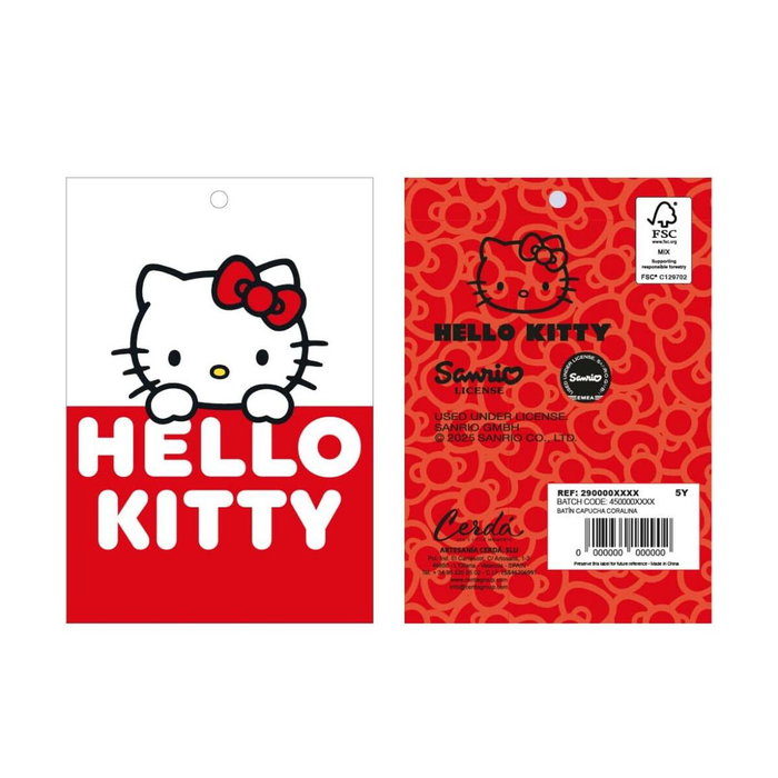 Hello Kitty Peignoir pour Enfants 6 ans Blanc