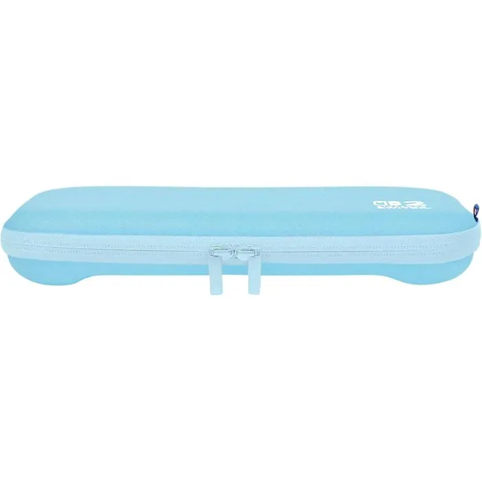 Hori Pochette de Transport Rigide Officielle pour Nintendo Switch 2, Protection Résistante avec Compartiment pour 10 Cartes, Intérieur Doux et Poignée - Bleu Clair