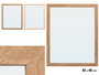 GIFTDECOR Miroir Rectangulaire Madera 40x50cm