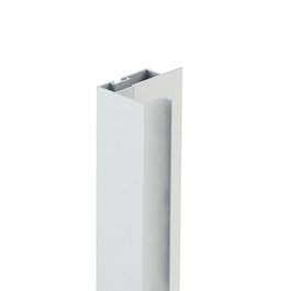 Herrajes Alk Perfil Tirador Ka16 Sp16 Noir Mat-Blanc Mat 2,60M Finition Argent Mat Aluminium Haute Qualité (Set de 2)