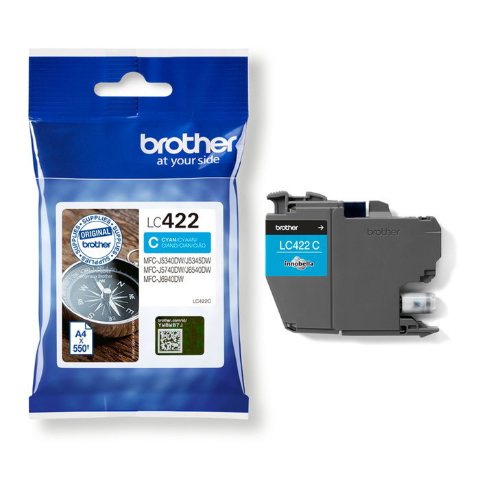 Brother LC-422C Cyan Standard Brother LC-422C Cyan Standard