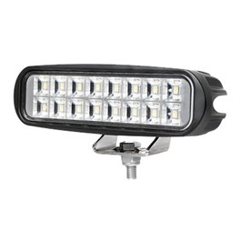 Goodyear Phare de Travail Rectangulaire 16 LED 14W 1500lm 9-32V IP67 Blanc Froid 6000K avec Support Automobile