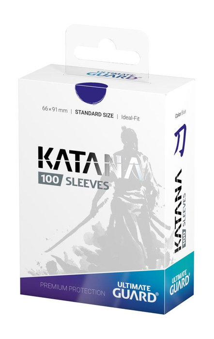 Ultimate Guard Katana Sleeves Standard Size - Bleu (100 unités) Ultimate Guard Katana Sleeves Standard Size - Bleu (100 unités)