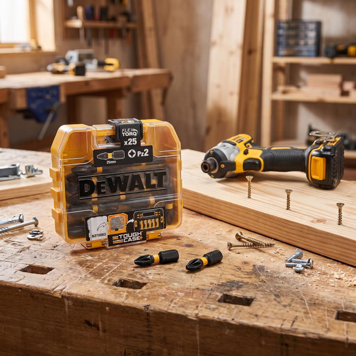 DEWALT Jeu de bits de tournevis PZ2 en acier