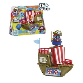 MGA Dohkins Playset Barco Pirata 123088 - Set de jeu bateau pirate avec pâte Never-Dry Dough sans gluten - À partir de 3 ans