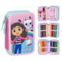 Cerdá Pochette à crayons triple Gabby's Dollhouse Rose