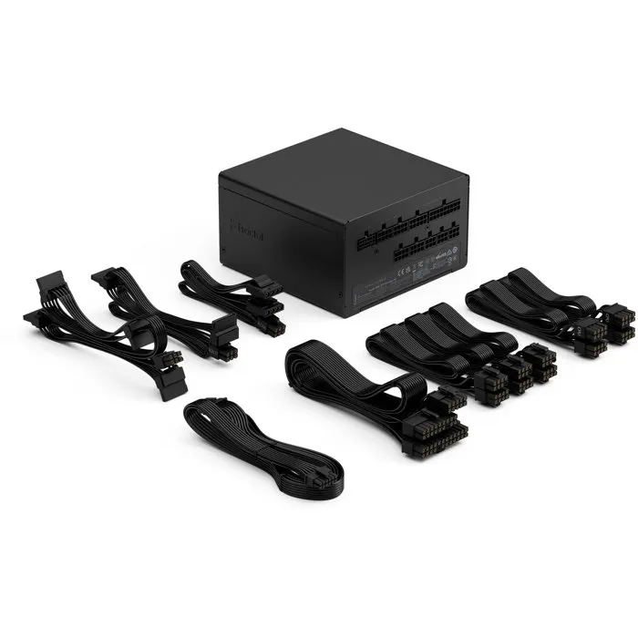 Fractal Design Ion 3 Gold 750W Black - Alimentation PC ATX 80 Plus Gold 750W Modulaire 12V-2x6, Ventilateur 140mm FDB, Câbles UltraFlex, Garantie 10 ans