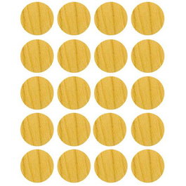 Future Lot de 20 bouchons adhésifs 13 mm avec picot