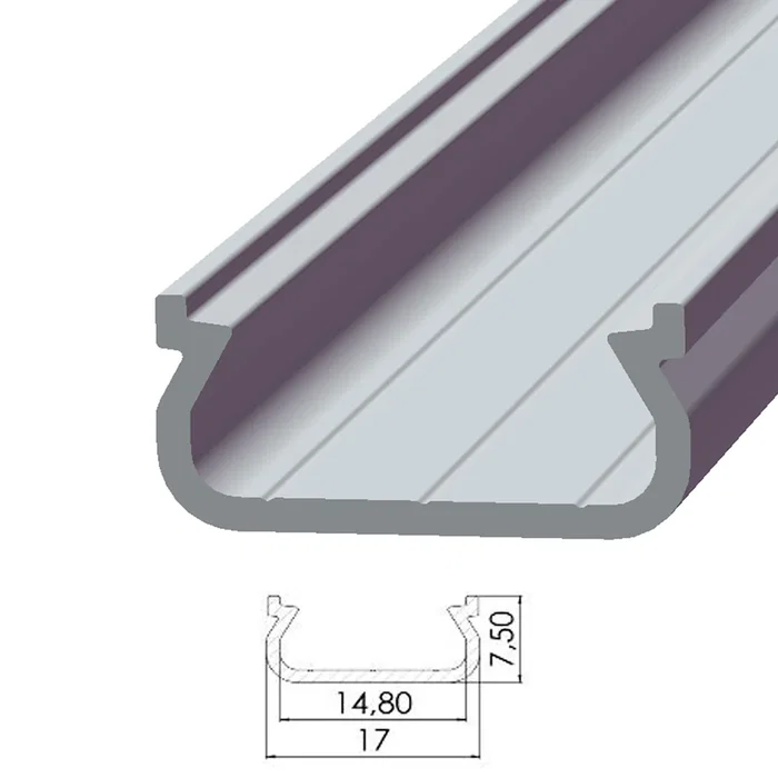 Profil Aluminium Type ECO P01 2,02M Bruto Profil Aluminium Type ECO P01 2,02M Bruto