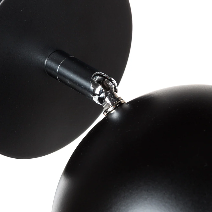 Lampe de Techo "Dylan" [SKD-W201-B] Applique Murale Aluminium Orientable LED GU10 Eclairage Interieur