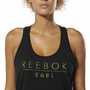Maillot de Corps sans Manches pour Femme Reebok 1895 Race Noir