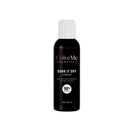 ColorMe Cosmetics Soak It Off Dissolvant pour vernis à ongles 100 ml