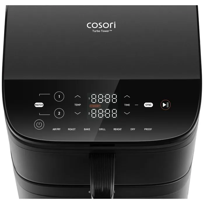 Cosori Turbo Tower - Friteuse sans huile 10,8L - Noir