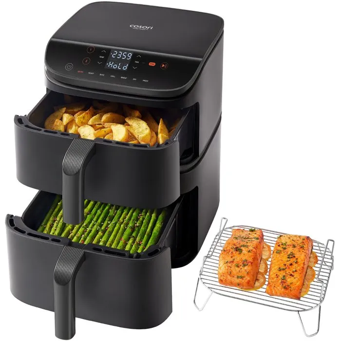 Cosori Turbo Tower - Friteuse sans huile 10,8L - Noir