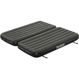 Bestway Lit gonflable Airbed Tritech Connect and Rest, 3 en 1 - Lits jumeaux, surélevé ou king size - 188 x 99 cm - Capacité 150 kg - Pour camping et invités