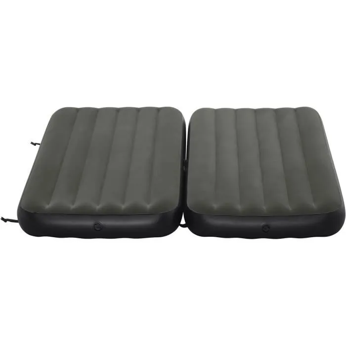 Bestway Lit gonflable Airbed Tritech Connect and Rest, 3 en 1 - Lits jumeaux, surélevé ou king size - 188 x 99 cm - Capacité 150 kg - Pour camping et invités Bestway Lit gonflable Airbed Tritech Connect and Rest, 3 en 1 - Lits jumeaux, surélevé ou king size - 188 x 99 cm - Capacité 150 kg - Pour camping et invités