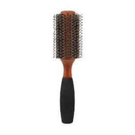 Bifull Brosse Ronde en Bois 33 mm avec Poils de Sanglier