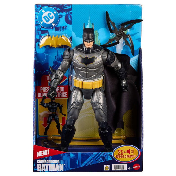 Mattel DC Universe Batman Ennemi du Crime avec sons, 30 cm Mattel DC Universe Batman Ennemi du Crime avec sons, 30 cm