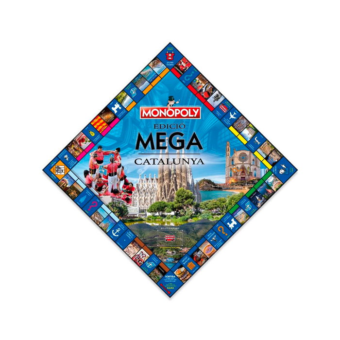 Eleven Force Monopoly Mega - Édition Régionale Catalogne en espagnol - Jeu de société avec rascacielos - Version dynamique B6602 Eleven Force Monopoly Mega - Édition Régionale Catalogne en espagnol - Jeu de société avec rascacielos - Version dynamique B6602