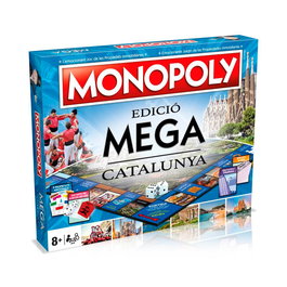 Eleven Force Monopoly Mega - Édition Régionale Catalogne en espagnol - Jeu de société avec rascacielos - Version dynamique B6602