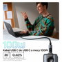 UGREEN Câble USB-C à USB-C 100W Nylon tressé - 2 m - Noir