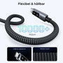 UGREEN Câble USB-C à USB-C 100W Nylon tressé - 2 m - Noir