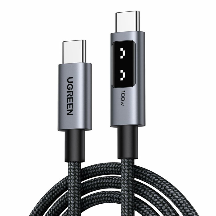 UGREEN Câble USB-C à USB-C 100W Nylon tressé - 2 m - Noir