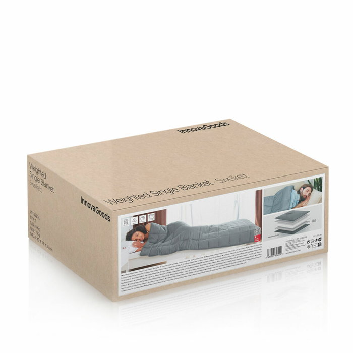 Couverture Lestée Individuelle Sweikett InnovaGoods 120 x 180 cm Couverture Lestée Individuelle Sweikett InnovaGoods 120 x 180 cm