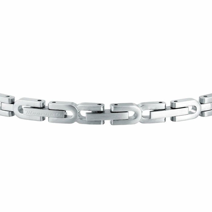 Bracelet Homme Maserati Acier inoxydable 21,5 cm Argenté