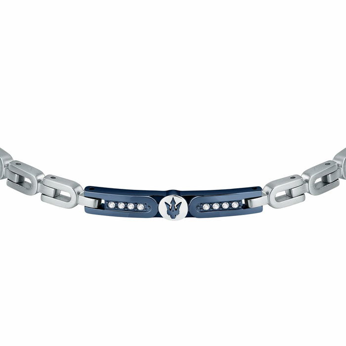 Bracelet Homme Maserati Acier inoxydable 21,5 cm Argenté