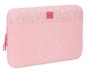 Safta - Sacoche pour ordinateur portable 15,6 pouces Miffy 'Fleurs' - Housse de transport 39.5 x 27.5 x 3.5 cm - À partir de 3 ans