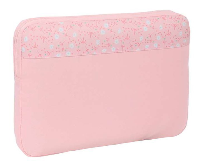 Safta - Sacoche pour ordinateur portable 15,6 pouces Miffy 'Fleurs' - Housse de transport 39.5 x 27.5 x 3.5 cm - À partir de 3 ans