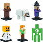 Bandai Coffret de 6 figurines Minecraft avec figurine mystère