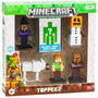 Bandai Coffret de 6 figurines Minecraft avec figurine mystère