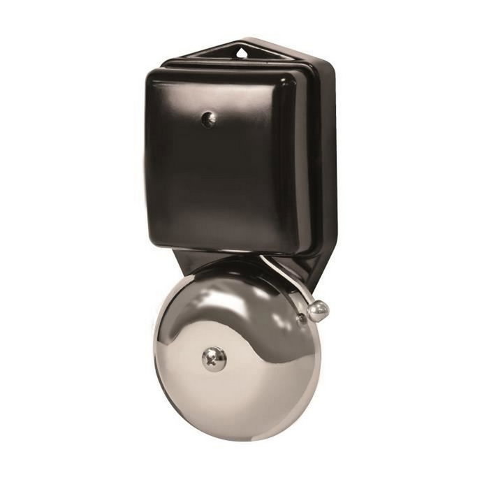 SCS SENTINEL RetroBell Carillon filaire design industriel noir SCS SENTINEL RetroBell Carillon filaire design industriel noir