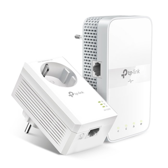 TP-Link TL-WPA7617 KIT Adaptateurs Powerline AV1000 Wi-Fi AC1200 avec prise gigogne TP-Link TL-WPA7617 KIT Adaptateurs Powerline AV1000 Wi-Fi AC1200 avec prise gigogne