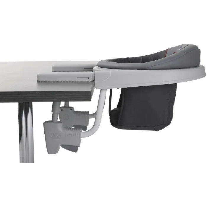Chicco Siège de table bébé 360° Fixation sécurisée Stone - Rehausseur Pocket Snack portable