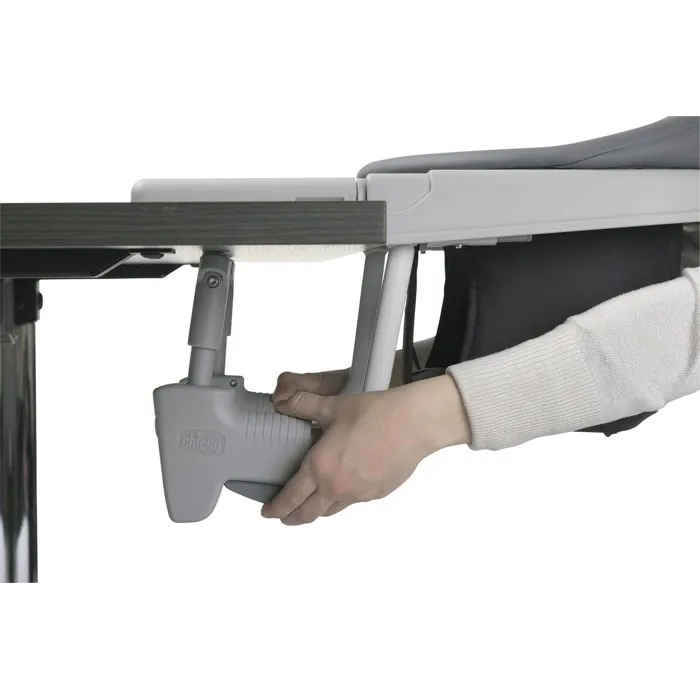 Chicco Siège de table bébé 360° Fixation sécurisée Stone - Rehausseur Pocket Snack portable