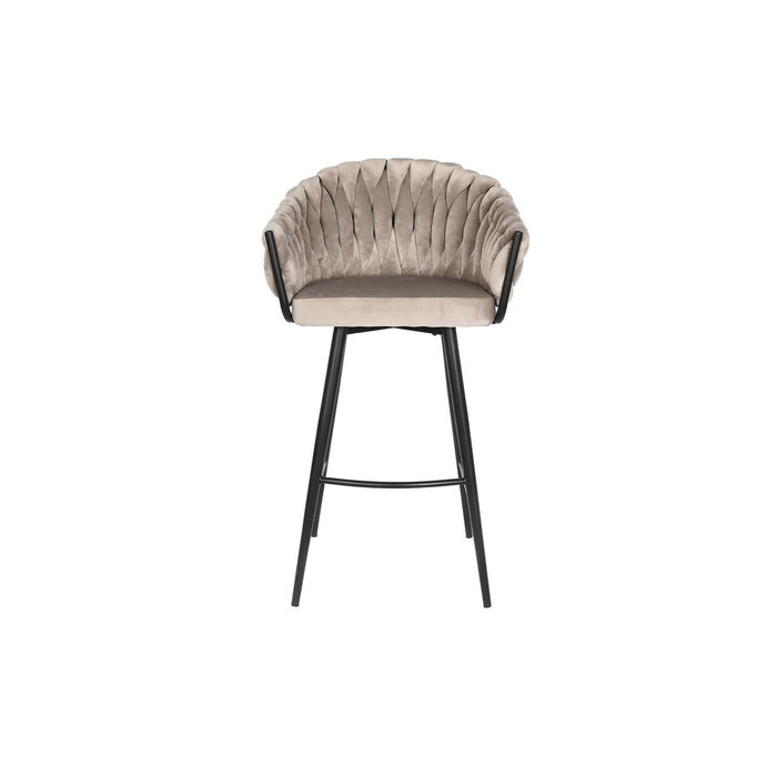 Tabouret DKD Home Decor Noir Beige Métal 61 x 52 x 101 cm