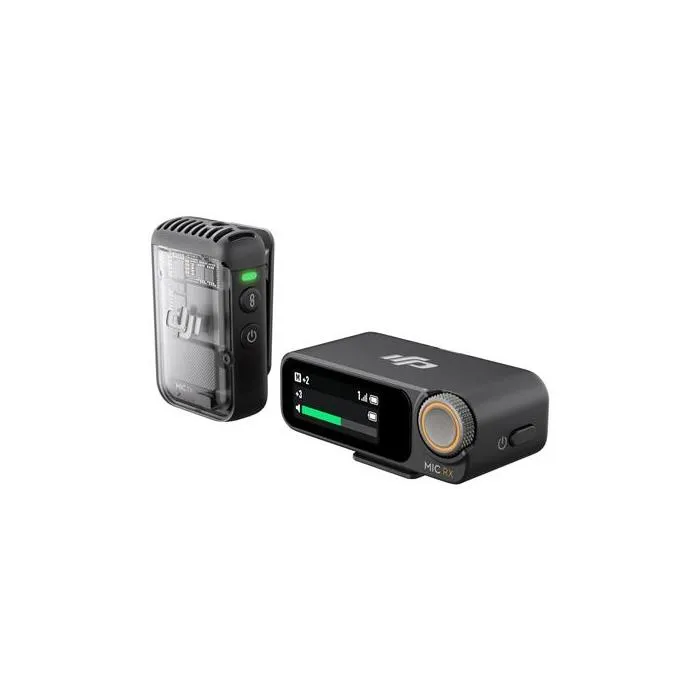 DJI Mic 2 (1 TX + 1 RX) avec réduction de bruit audio HD DJI Mic 2 (1 TX + 1 RX) avec réduction de bruit audio HD