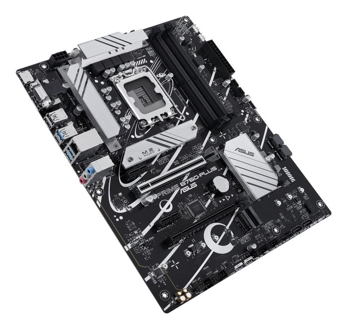 Carte mère Asus Prime B760-PLUS B760, Socket LGA 1700, ATX, DDR5, 3 slots M.2 PCIe 4.0, PCIe 5.0, Ethernet 2.5 Gb, USB 3.2 Gen 2x2 Type-C, Thunderbolt, HDMI, DisplayPort
