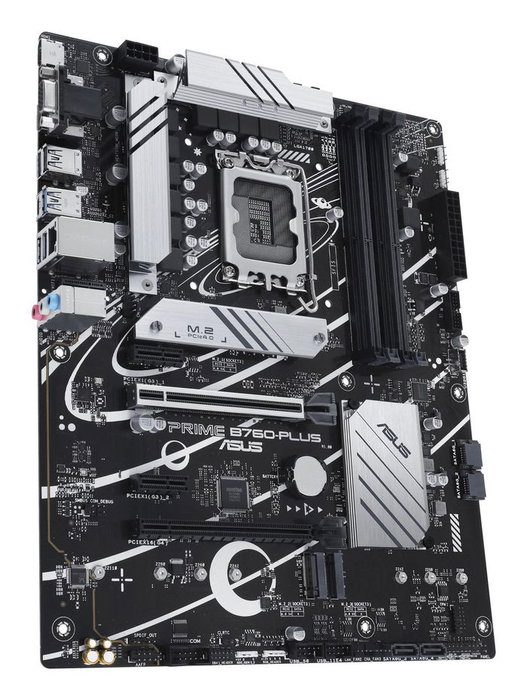 Carte mère Asus Prime B760-PLUS B760, Socket LGA 1700, ATX, DDR5, 3 slots M.2 PCIe 4.0, PCIe 5.0, Ethernet 2.5 Gb, USB 3.2 Gen 2x2 Type-C, Thunderbolt, HDMI, DisplayPort