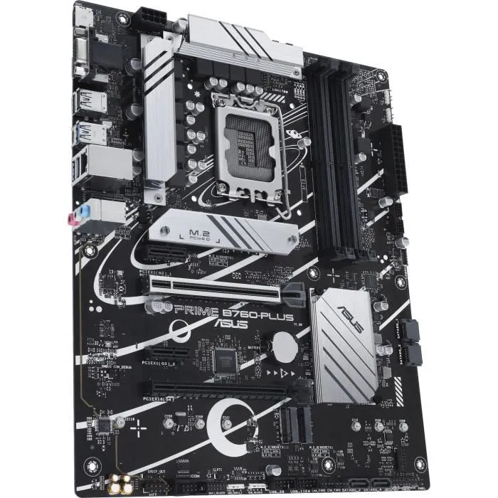 Asus Carte mère Prime B760-Plus ATX - Intel B760 LGA 1700, DDR5, PCIe 5.0, USB 3.2 Gen 2, WiFi 6 - 90MB1EF0-M0EAY0 Asus Carte mère Prime B760-Plus ATX - Intel B760 LGA 1700, DDR5, PCIe 5.0, USB 3.2 Gen 2, WiFi 6 - 90MB1EF0-M0EAY0