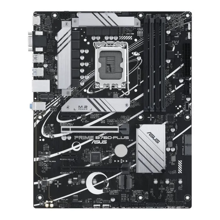 Asus Carte mère Prime B760-Plus ATX - Intel B760 LGA 1700, DDR5, PCIe 5.0, USB 3.2 Gen 2, WiFi 6 - 90MB1EF0-M0EAY0 Asus Carte mère Prime B760-Plus ATX - Intel B760 LGA 1700, DDR5, PCIe 5.0, USB 3.2 Gen 2, WiFi 6 - 90MB1EF0-M0EAY0