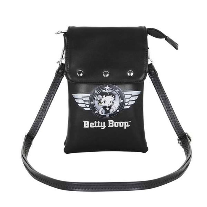 Sac pour téléphone portable Betty Boop Noir